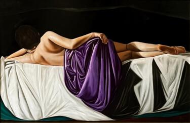 Painting titled "Venus" by Marco Zamudio, Original Artwork, Oil Mounted on Wood Panel