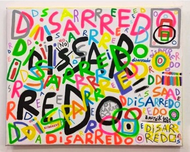 Pintura titulada "DISARREDO n.2" por Marco Zautzik, Obra de arte original, Acrílico