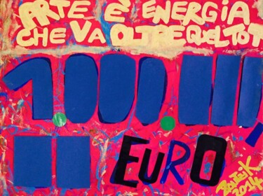 Dibujo titulada "Un milione di Euro…" por Marco Zautzik, Obra de arte original, Acrílico