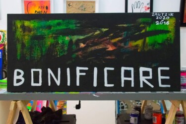 Картина под названием "Bonificare" - Marco Zautzik, Подлинное произведение искусства, Акрил