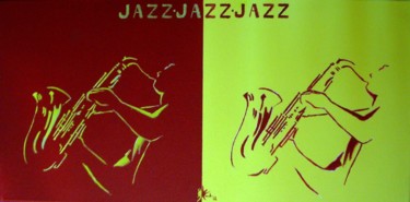 Peinture intitulée "Jazz Jazz Jazz" par Marc Parmentier, Œuvre d'art originale, Acrylique Monté sur Châssis en bois