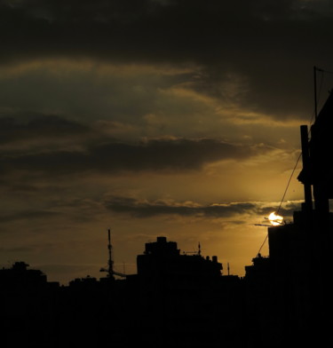 Photography titled "Moon in Beyrouth" by Nestor, Original Artwork