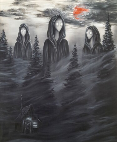 Pintura titulada "Nightmare" por Maretta Elsalieva, Obra de arte original, Oleo