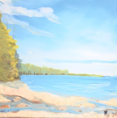 Pintura intitulada "Alona Bay-Lake Supe…" por Margaret Allen, Obras de arte originais, Acrílico