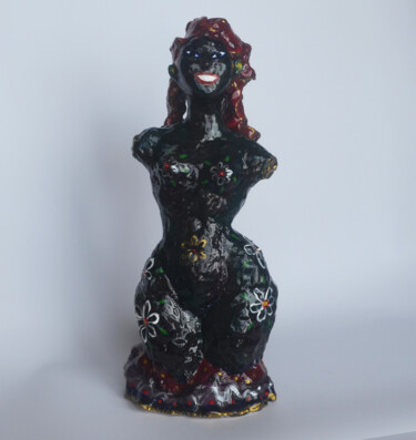 Sculpture titled "Black woman" by Margarita Felis, Original Artwork, Clay