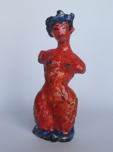 "Orange woman" başlıklı Heykel Margarita Felis tarafından, Orijinal sanat, Kil