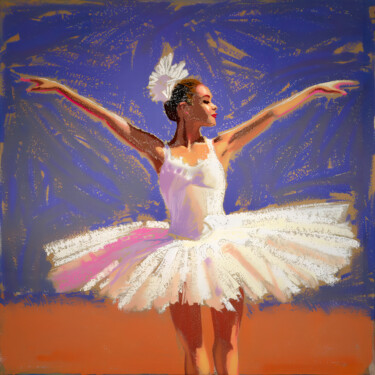 Digital Arts titled "Prima Balerina" by Margarita K, Original Artwork, AI generated image