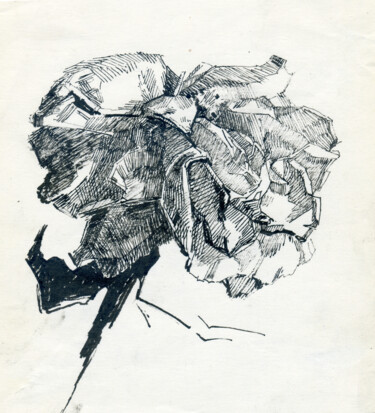 Σχέδιο με τίτλο "Bloom" από Margarita Simonova, Αυθεντικά έργα τέχνης, Μελάνι