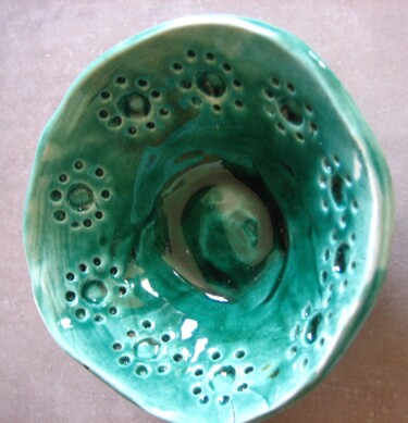 Design intitulée "Ceramique art work" par Margia Tasanataki, Œuvre d'art originale, Émail