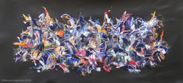 Peinture intitulée "A Capella Glissando…" par Maryse Lapointe, Œuvre d'art originale, Huile