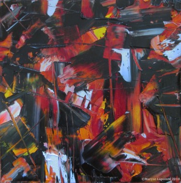 Peinture intitulée "Chaos-et-Lumière (c…" par Maryse Lapointe, Œuvre d'art originale, Huile