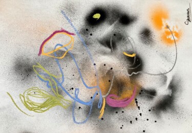 "Linear search №8" başlıklı Resim Mari Skakun tarafından, Orijinal sanat, Hava fırçası