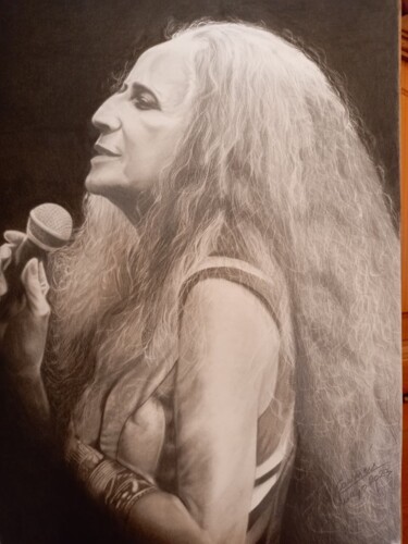 Dessin intitulée "Bethania" par Maria Del Carmen Cubelli Lago, Œuvre d'art originale, Crayon