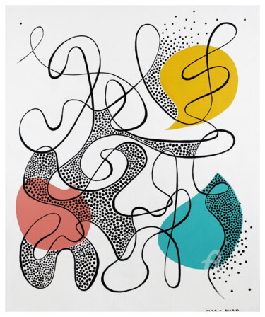 "Movimientos" başlıklı Tablo Maria Duro tarafından, Orijinal sanat, Akrilik