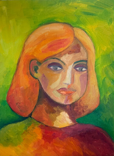 Pittura intitolato "Gane con mis colores" da Maria Lucrecia Serrat, Opera d'arte originale, Olio