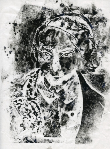 Druckgrafik mit dem Titel "My Gogol - limited…" von Maria Shedrina, Original-Kunstwerk, Collagraphie