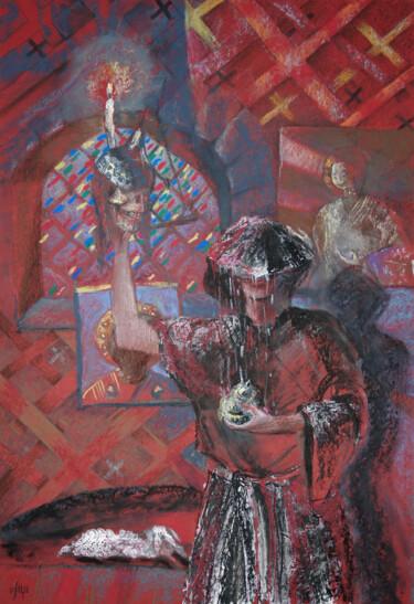 "Loosing my religion…" başlıklı Tablo Maria Shedrina tarafından, Orijinal sanat, Pastel