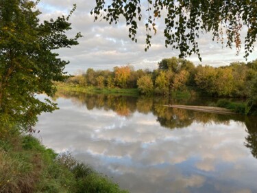 Fotografia zatytułowany „September river” autorstwa Maria Sotnikova, Oryginalna praca, Fotografia cyfrowa