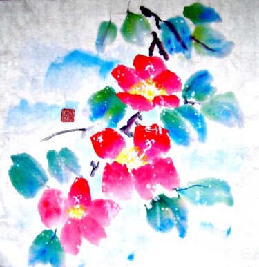 Peinture intitulée "Peinture Chinoise C…" par Marialissen, Œuvre d'art originale