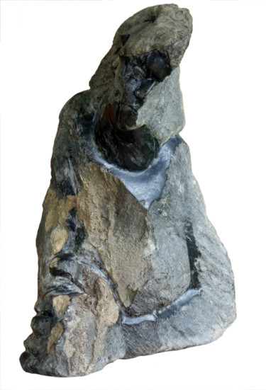 Escultura titulada "" Mater Dolorosa "" por Marianne Monnoye-Termeer, Obra de arte original, Piedra