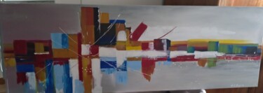 Картина под названием "Reflets" - Marie Annick Seguin, Подлинное произведение искусства, Акрил Установлен на Деревянная рама…