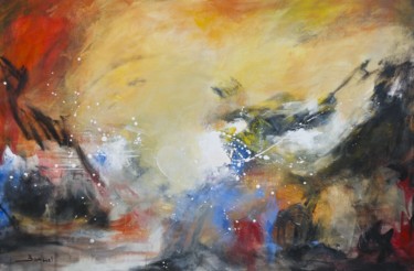 Pintura intitulada "Ascension" por Marie Bariseel, Obras de arte originais