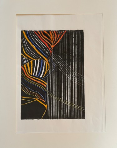 Εκτυπώσεις & Χαρακτικά με τίτλο "tissus" από Marie Feldbusch, Αυθεντικά έργα τέχνης, Χαρακτική