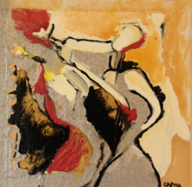Pittura intitolato "N° 06" da Marie-France Capron (CAPMA), Opera d'arte originale, Acrilico Montato su Telaio per barella in…