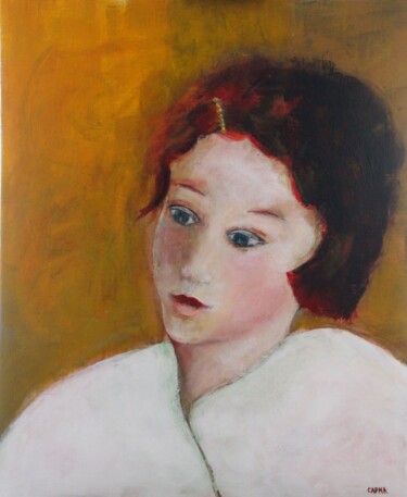 Peinture intitulée "Julie" par Marie-France Capron (CAPMA), Œuvre d'art originale, Acrylique