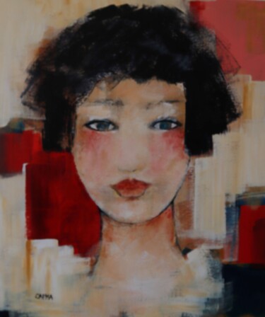 Malarstwo zatytułowany „Judith” autorstwa Marie-France Capron (CAPMA), Oryginalna praca, Akryl