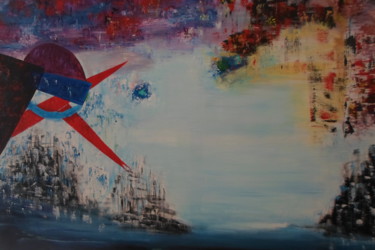 Картина под названием "Liberty" - Marie-Françoise Gallone, Подлинное произведение искусства, Акрил Установлен на Деревянная…