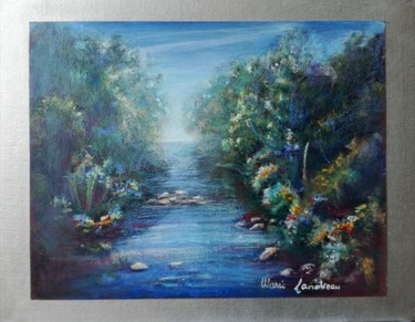 Painting titled "Le Gardon de Saint…" by Marie Landreau, Original Artwork