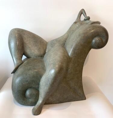 Sculptuur getiteld "La Faux Faune de Ba…" door Marie-Madeleine Gautier, Origineel Kunstwerk, Bronzen