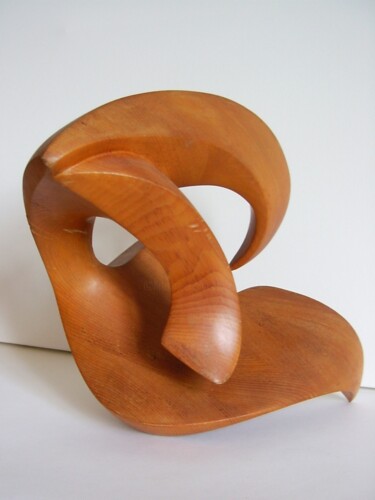 Sculptuur getiteld "chèvre 1" door Marie-Noëlle Gagnan, Origineel Kunstwerk, Hout