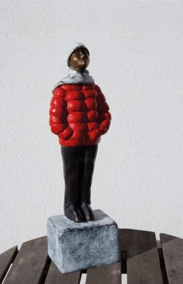 Rzeźba zatytułowany „Hiver” autorstwa Marie-Noelle Ronayette, Oryginalna praca, Brąz