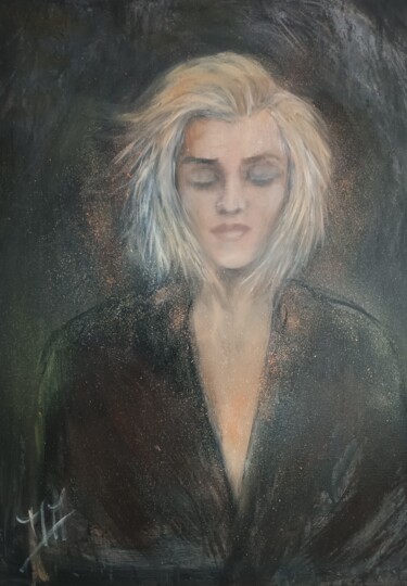 Pintura titulada "Solitude" por Marie Pascale Martins, Obra de arte original, Oleo Montado en Bastidor de camilla de madera