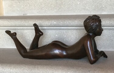 雕塑 标题为“Olivia” 由Marie Saksik, 原创艺术品, 青铜