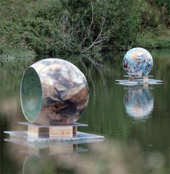 Instalación titulada "Passage (devant) Sc…" por Marie-Claire Touya, Obra de arte original