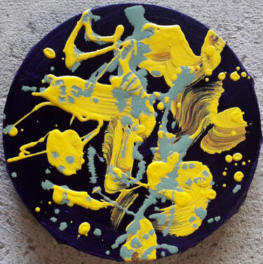 Peinture intitulée "Etoiles" par Marie Edmée Séguin, Œuvre d'art originale, Acrylique Monté sur Châssis en bois