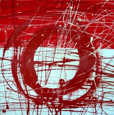 Peinture intitulée "Rêve rouge III" par Marie Edmée Séguin, Œuvre d'art originale, Acrylique