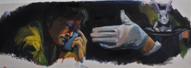 Pintura titulada "un jour à ne pas se…" por Marieline Gerard, Obra de arte original, Oleo