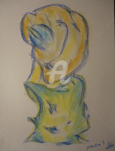 Drawing titled "Art momie" by Mavis, Original Artwork, Pastel