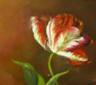 Peinture intitulée "tulipe.jpg" par Mariette Lener, Œuvre d'art originale