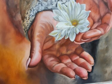 Pintura titulada "painting oil on can…" por Marija Banha Art, Obra de arte original, Oleo Montado en Bastidor de camilla de…