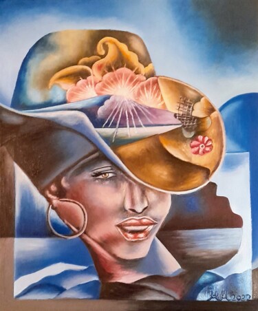 Pintura titulada "Mexican women 2" por Marija Mitrovic, Obra de arte original, Oleo
