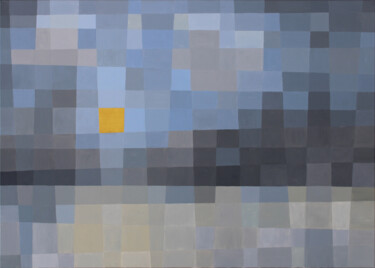 Картина под названием "January" - Marija Nikolic, Подлинное произведение искусства, Акрил Установлен на Деревянная рама для…