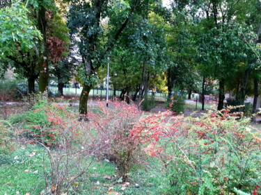 Fotografie getiteld "Autumn in Zagreb, C…" door Marija Sviličić, Origineel Kunstwerk, Digitale fotografie