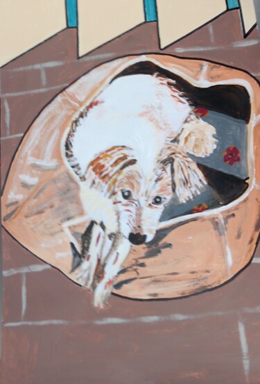 "Hund" başlıklı Tablo Marija Weiß tarafından, Orijinal sanat, Akrilik