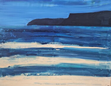 Pittura intitolato "ICELAND - the coast" da Marijke Mol, Opera d'arte originale, Acrilico