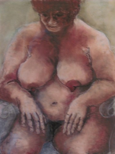 Zeichnungen mit dem Titel "Une pause ! - A bre…" von Marijo Ponce Fest, Original-Kunstwerk, Pastell